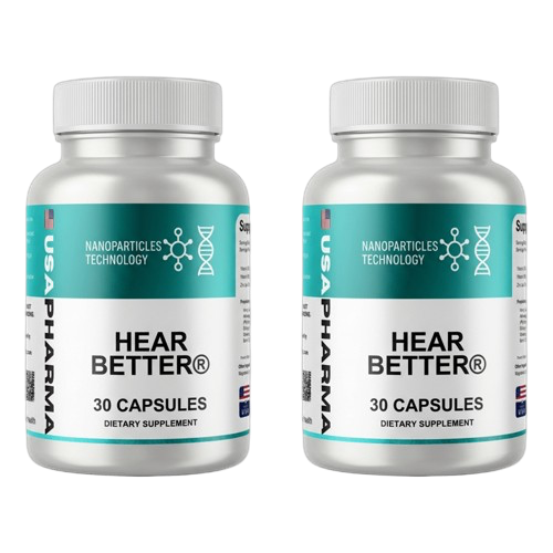 HearBetter - 2 Bottles Hearing Support (30 Capsules Each)