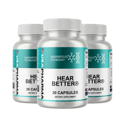 HearBetter - 3 Bottles Hearing Support (30 Capsules Each)